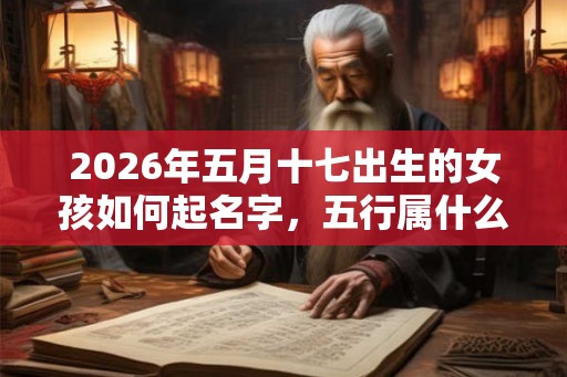 2026年五月十七出生的女孩如何起名字,五行属什么 2026年五月十七出生的女孩如何起名字,五行属什么