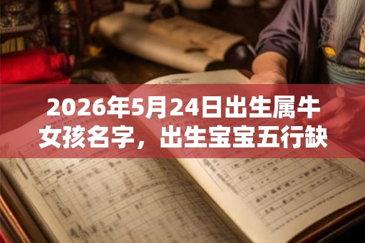 2026年5月24日出生属牛女孩名字，出生宝宝五行缺什么？