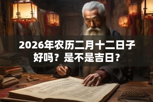 2026年农历二月十二日子好吗？是不是吉日？