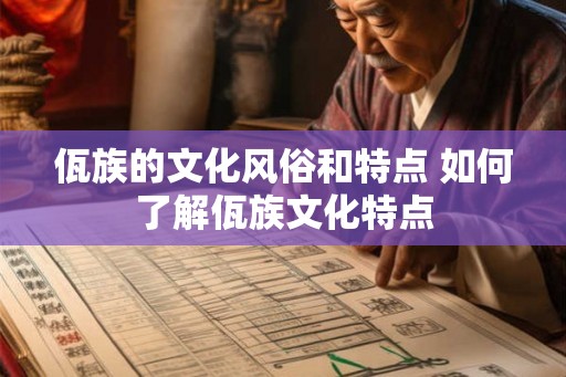 佤族的文化风俗和特点 如何了解佤族文化特点