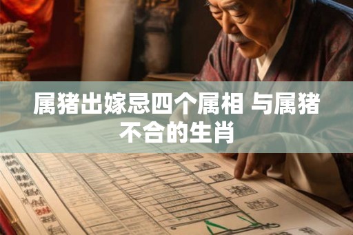 属猪出嫁忌四个属相 与属猪不合的生肖