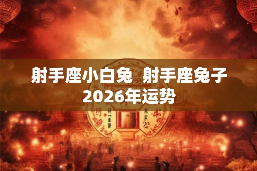 射手座小白兔  射手座兔子2026年运势