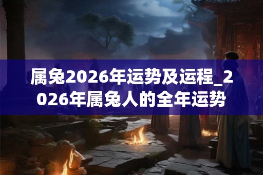属兔2026年运势及运程_2026年属兔人的全年运势