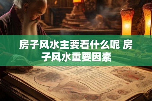 房子风水主要看什么呢 房子风水重要因素 房子风水主要看什么呢 房子风水重要因素