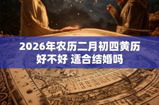 2026年农历二月初四黄历好不好 适合结婚吗