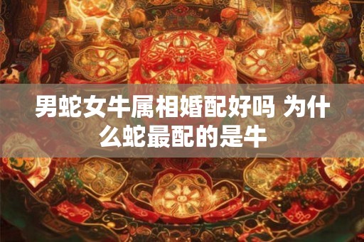 男蛇女牛属相婚配好吗 为什么蛇最配的是牛
