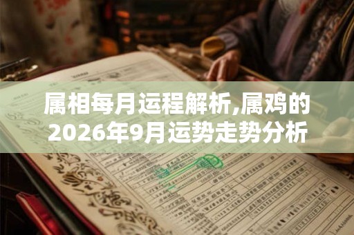 属相每月运程解析,属鸡的2026年9月运势走势分析