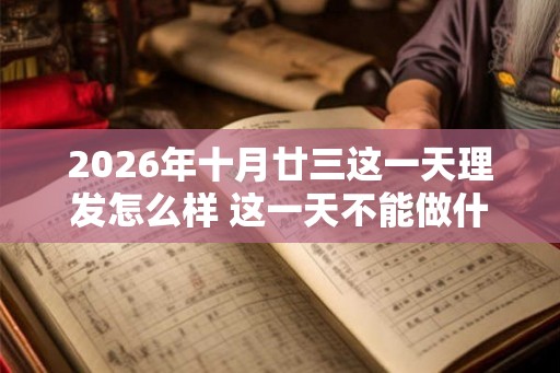 2026年十月廿三这一天理发怎么样 这一天不能做什么 2026年十月廿三这一天理发怎么样 这一天不能做什么