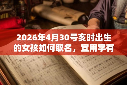 2026年4月30号亥时出生的女孩如何取名，宜用字有什么？