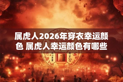 属虎人2026年穿衣幸运颜色 属虎人幸运颜色有哪些