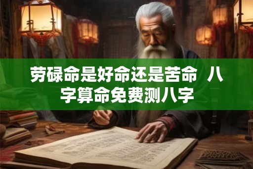 劳碌命是好命还是苦命  八字算命免费测八字