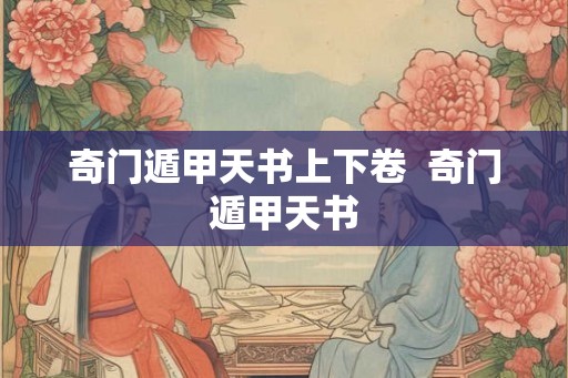 奇门遁甲天书上下卷  奇门遁甲天书