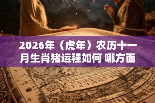 2026年（虎年）农历十一月生肖猪运程如何 哪方面运势最佳