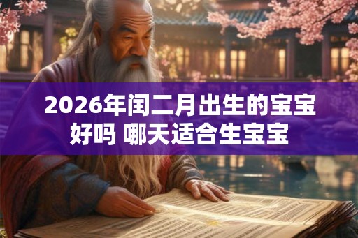 2026年闰二月出生的宝宝好吗 哪天适合生宝宝 2026年闰二月出生的宝宝好吗 哪天适合生宝宝