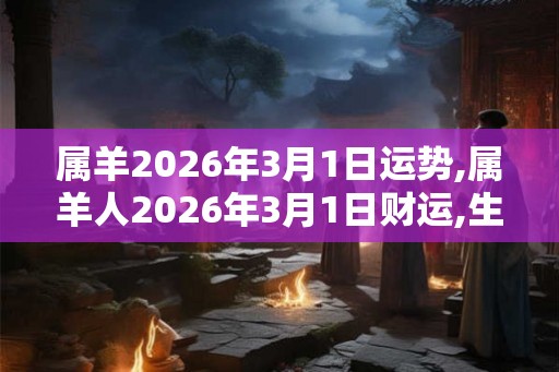 属羊2026年3月1日运势,属羊人2026年3月1日财运,生肖羊2026年3月1日运势
