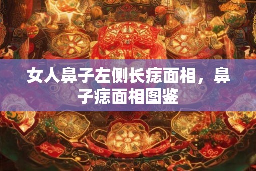 女人鼻子左侧长痣面相，鼻子痣面相图鉴