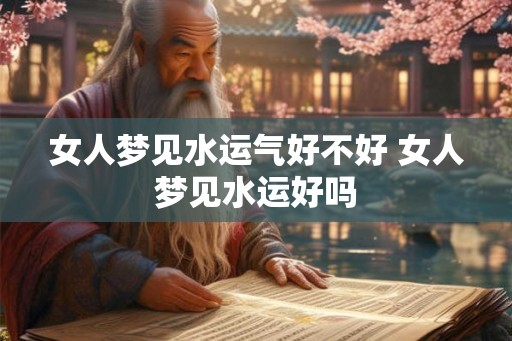 女人梦见水运气好不好 女人梦见水运好吗