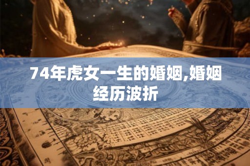 74年虎女一生的婚姻,婚姻经历波折