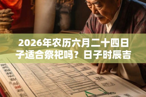 2026年农历六月二十四日子适合祭祀吗?日子时辰吉凶如何? 2026年农历六月二十四日子适合祭祀吗?日子时辰吉凶如何?