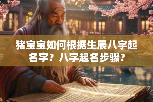 猪宝宝如何根据生辰八字起名字？八字起名步骤？