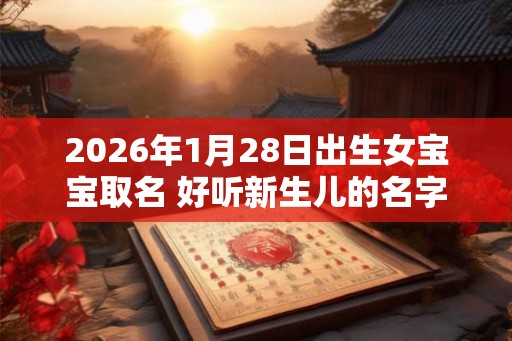 2026年1月28日出生女宝宝取名 好听新生儿的名字