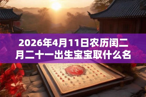 2026年4月11日农历闰二月二十一出生宝宝取什么名字