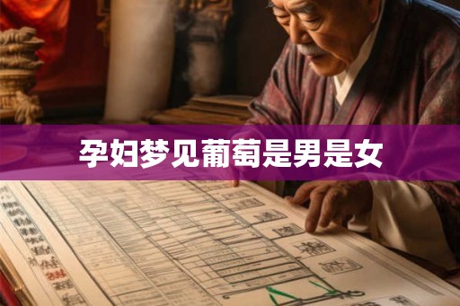 孕妇梦见葡萄是男是女 孕妇梦见葡萄是男是女