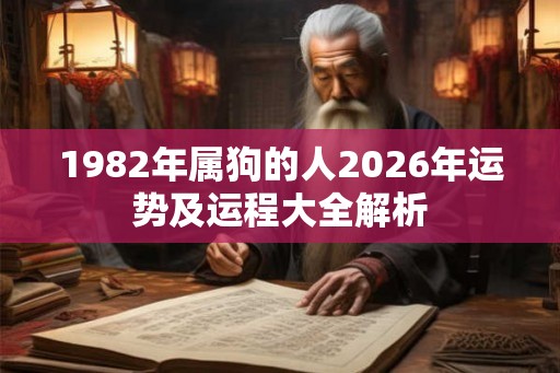1982年属狗的人2026年运势及运程大全解析