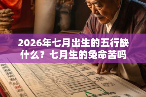 2026年七月出生的五行缺什么?七月生的兔命苦吗 2026年七月出生的五行缺什么?七月生的兔命苦吗
