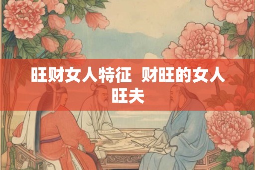 旺财女人特征  财旺的女人旺夫