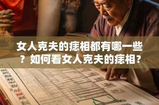 女人克夫的痣相都有哪一些？如何看女人克夫的痣相？
