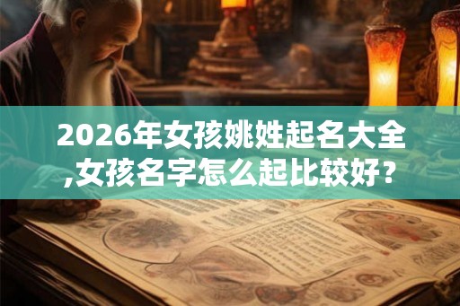 2026年女孩姚姓起名大全,女孩名字怎么起比较好？