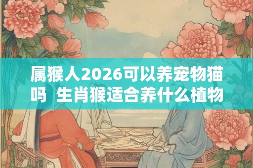 属猴人2026可以养宠物猫吗  生肖猴适合养什么植物