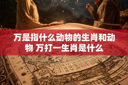 万是指什么动物的生肖和动物 万打一生肖是什么 万是指什么动物的生肖和动物 万打一生肖是什么