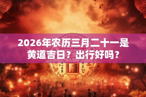 2026年农历三月二十一是黄道吉日？出行好吗？