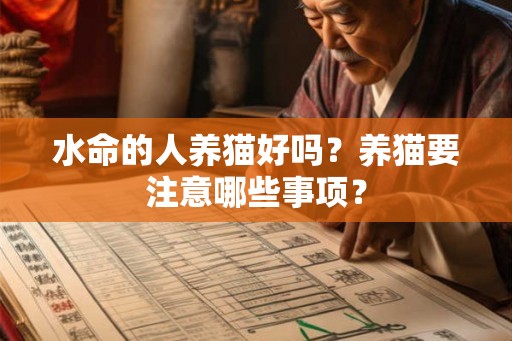 水命的人养猫好吗?养猫要注意哪些事项? 水命的人养猫好吗?养猫要注意哪些事项?