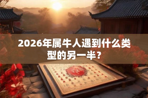 2026年属牛人遇到什么类型的另一半？
