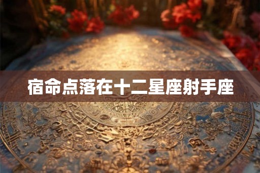 宿命点落在十二星座射手座