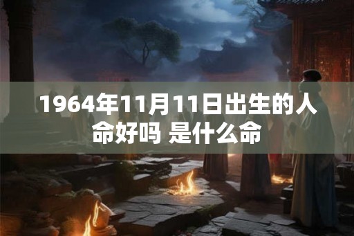 1964年11月11日出生的人命好吗 是什么命
