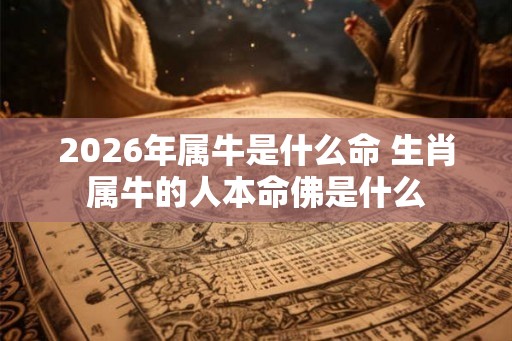 2026年属牛是什么命 生肖属牛的人本命佛是什么