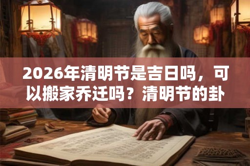 2026年清明节是吉日吗，可以搬家乔迁吗？清明节的卦象如何？