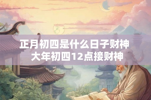正月初四是什么日子财神 大年初四12点接财神 正月初四是什么日子财神 大年初四12点接财神