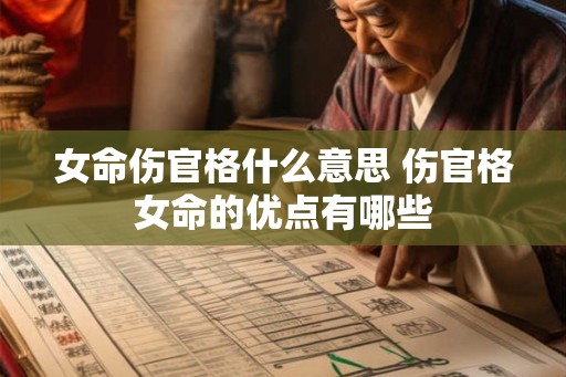 女命伤官格什么意思 伤官格女命的优点有哪些 女命伤官格什么意思 伤官格女命的优点有哪些