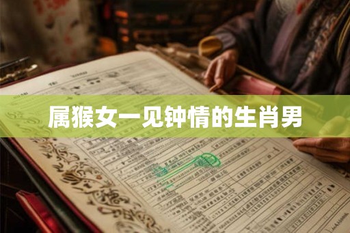 属猴女一见钟情的生肖男