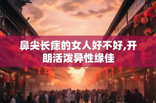 鼻尖长痣的女人好不好,开朗活泼异性缘佳