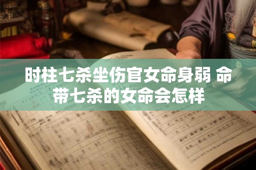 时柱七杀坐伤官女命身弱 命带七杀的女命会怎样