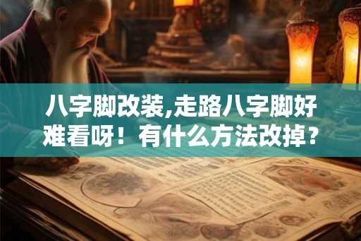 八字脚改装,走路八字脚好难看呀！有什么方法改掉？