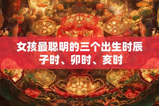 女孩最聪明的三个出生时辰 子时、卯时、亥时