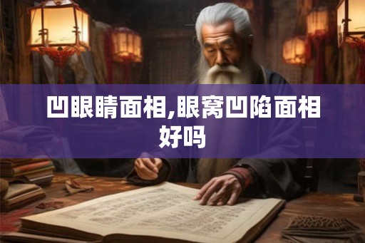 凹眼睛面相,眼窝凹陷面相好吗