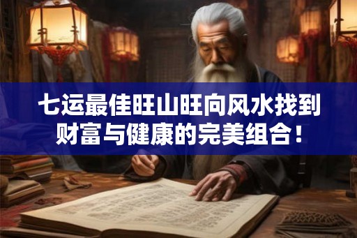 七运最佳旺山旺向风水找到财富与健康的完美组合！